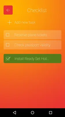 Ready Set Holiday! android App screenshot 0